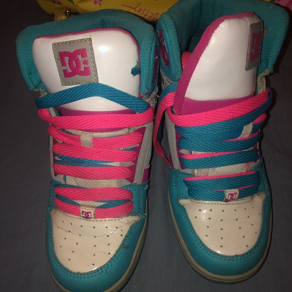 Dc white high tops
